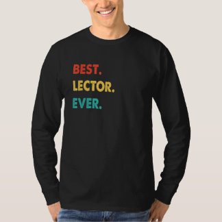 Camiseta Melhor Leitor Retro de Todos os Tempos