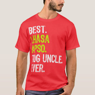 Camiseta Melhor Lhasa Apso Tio Cão Nunca