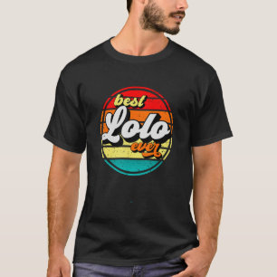 Camiseta Melhor Lolo do Dia do Pai Avô Retro Vintage