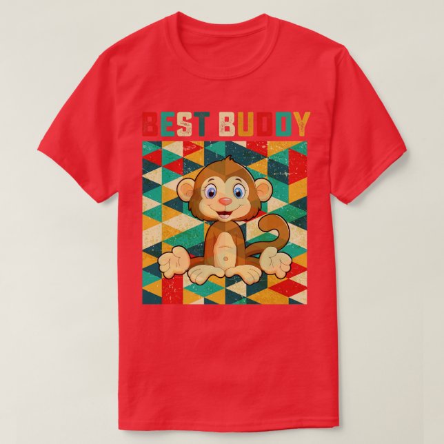 Camiseta Melhor Macaco Amigo (Frente do Design)