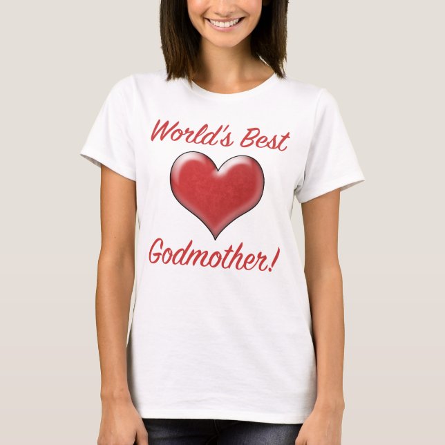 Camiseta Melhor Madrinha do Mundo (Frente)