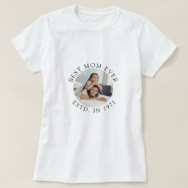 Camiseta Melhor Mãe Alguma Vez Dotada Ideia