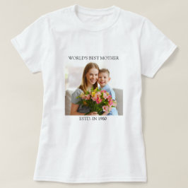 Camiseta Melhor Mãe Alguma Vez Dotada Ideia