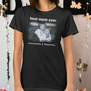 Camiseta Melhor mãe alguma vez fotografar mantendo o nome p