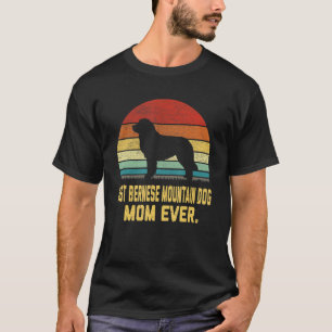 Camiseta Melhor Mãe Bernese Mountain Dog Vintage de Todos o