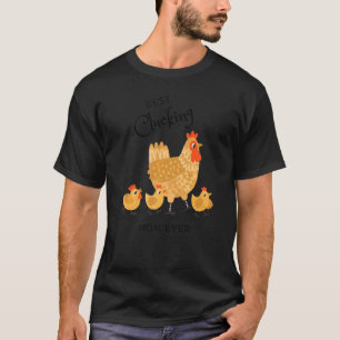 Camiseta Melhor Mãe Clucando de Galinha de Todos os Tempos