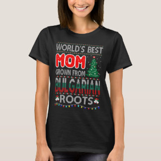 Camiseta Melhor Mãe Cultivou Búlgaro Roots no Vestido