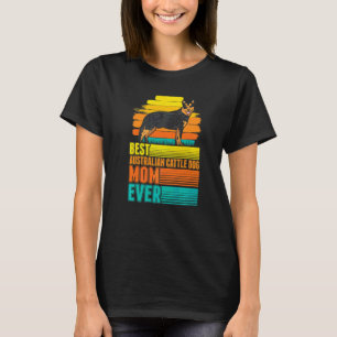 Camiseta Melhor Mãe de Australian Cattle Dog de Todos os Te
