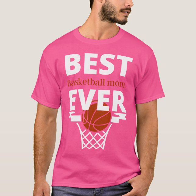 Camiseta Melhor.Mãe de Basquete.Nunca.Meninas Que Estão Jog (Frente)