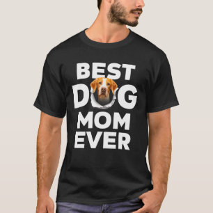 Camiseta Melhor Mãe De Cachorro Alguma Vez Em Inglês Almofa