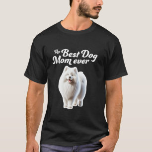 Camiseta Melhor Mãe de Cachorro de Todos os Tempos - Samoye