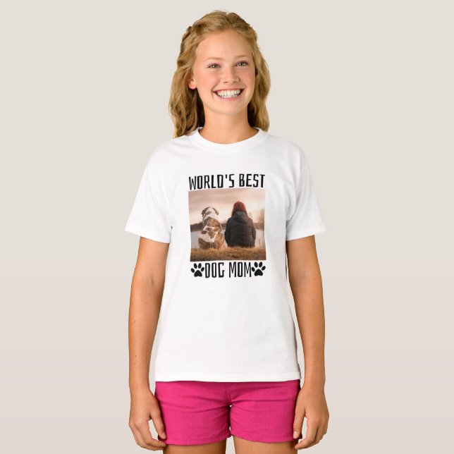 Camiseta Melhor Mãe de Cachorro do Mundo (Frente Completa)