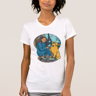Camiseta Melhor Mãe de Cachorro do Mundo em Paris