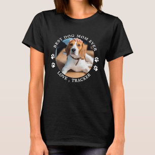 Camiseta Melhor Mãe De Cachorro Imprime Foto De Pet Person