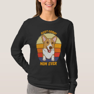 Camiseta Melhor Mãe De Cachorro Louco De Corgi