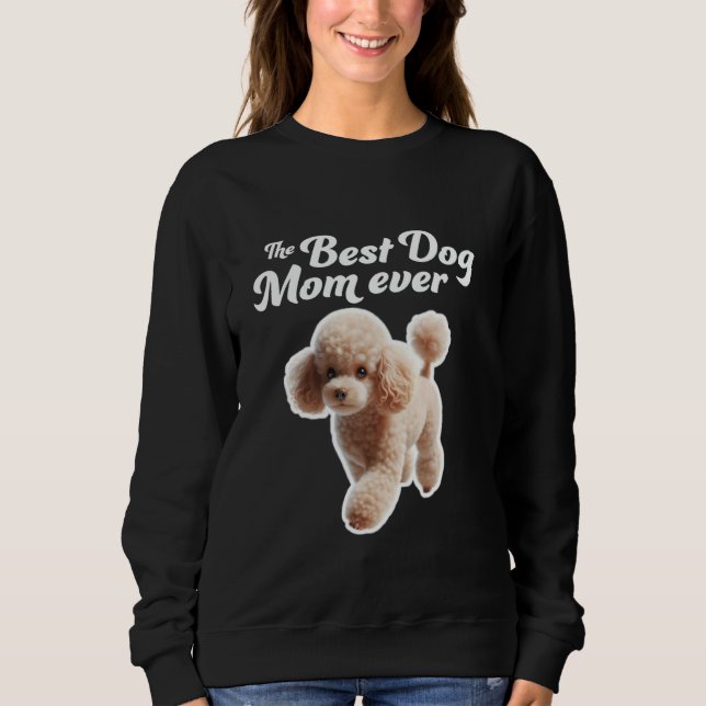 Camiseta Melhor Mãe De Cachorro Nunca - Poodle Miniatura (Frente)