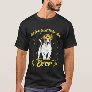 Camiseta Melhor Mãe de Cachorro Terrier Jack Russell Engraç
