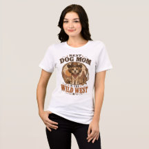 Melhor Mãe de Cachorro Western Cowboy Cachorro