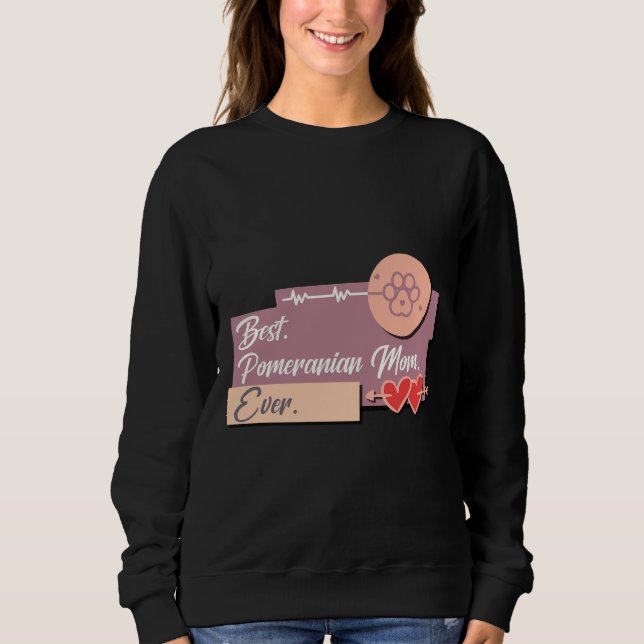 Camiseta Melhor Mãe De Cão Pomerano (Frente)