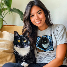 Camiseta Melhor Mãe de Cat já Personalizada Foto e Texto