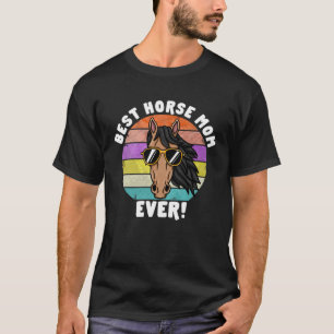 Camiseta Melhor Mãe de Cavalo de Todos os Tempos cavaleira 