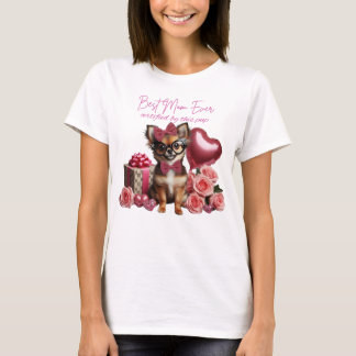 Camiseta Melhor Mãe De Chihuahua Puppy