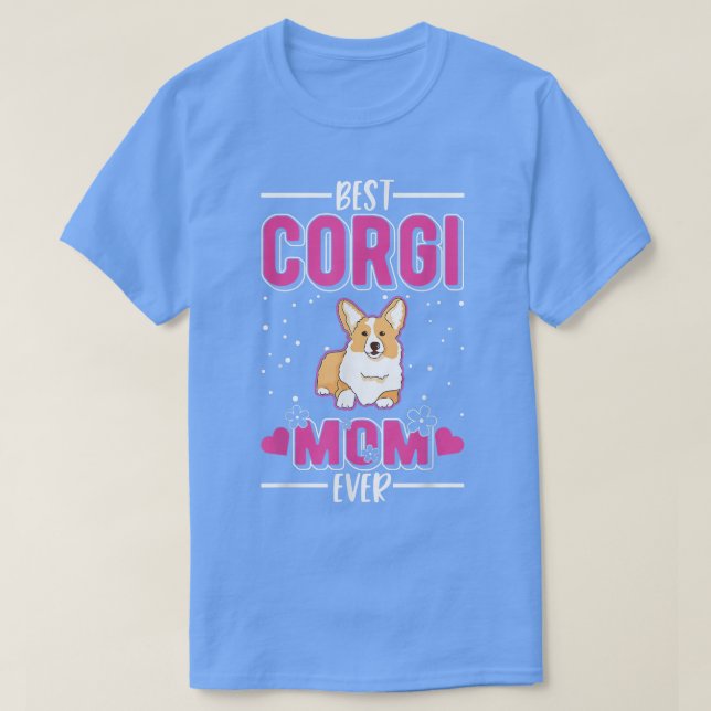 Camiseta Melhor Mãe De Corgi (Frente do Design)