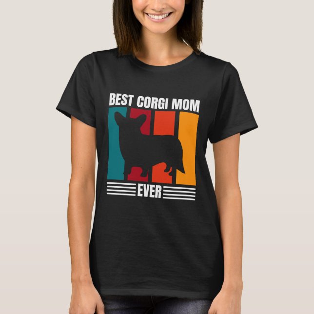 Camiseta Melhor Mãe De Corgi (Frente)