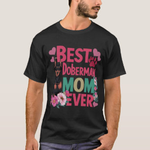 Camiseta Melhor Mãe de Doberman de Todos os Tempos