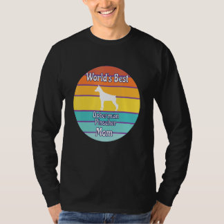 Camiseta Melhor Mãe de Doberman Pinscher do Mundo