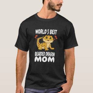 Camiseta Melhor Mãe de Dragão Barbudo do Mundo Lagarto