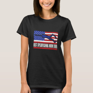 Camiseta Melhor Mãe de Escafandrismo de Pesca com Lança Div