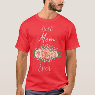 Camiseta Melhor Mãe de flor