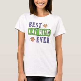 Camiseta Melhor Mãe De Gato