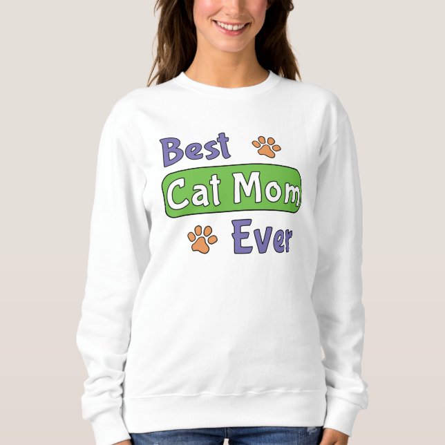 Camiseta Melhor Mãe de Gato de Todos os Tempos (Frente)