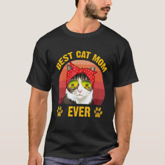 Camiseta Melhor Mãe de Gato de Todos os Tempos  Gato de Mãe