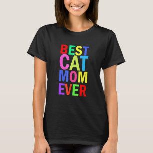 Camiseta Melhor Mãe de Gato de Todos os Tempos Gráfico de T