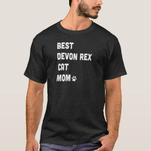Camiseta Melhor Mãe de Gato Devon Rex Feminino Gato