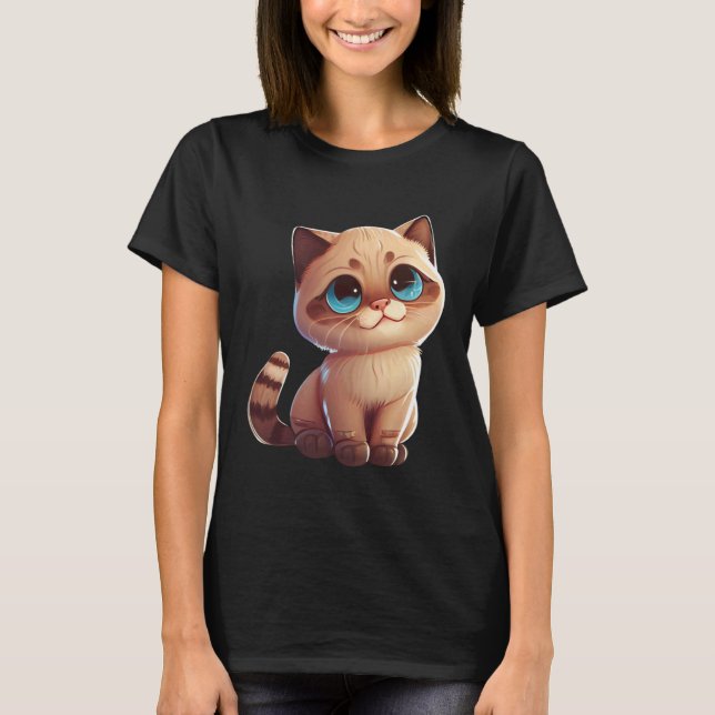 Camiseta Melhor Mãe de Gato e Pai de Gato  3 (Frente)