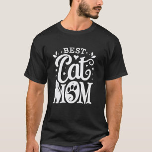 Camiseta Melhor Mãe de Gato Mamãe de Gato Mãe Gato
