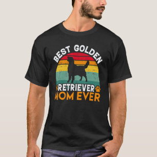 Camiseta Melhor Mãe de Golden Retriever de Todos os Tempos
