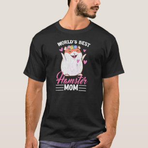 Camiseta Melhor Mãe de Hamster Hamsters Animal Pet Gráfic