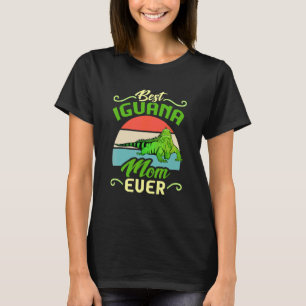 Camiseta Melhor Mãe de Iguana de Todos os Tempos Lagarto Ré