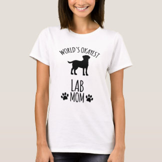 Camiseta Melhor Mãe de Lab do Mundo - Mãe de Cachorro