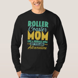 Camiseta Melhor Mãe de Montanha-Russa Montanha-Russa Divers
