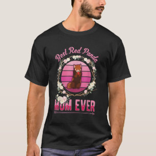 Camiseta Melhor Mãe De Panda Vermelha