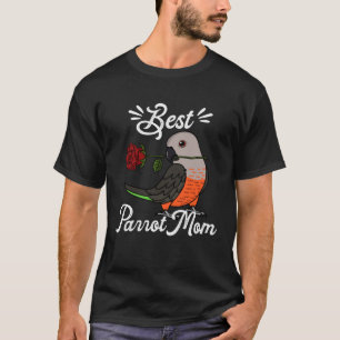 Camiseta Melhor Mãe de Papagaio Eu Papagaio de Barriga Verm