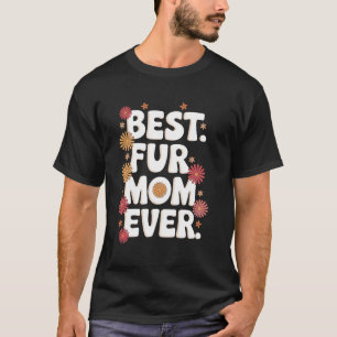 Camiseta Melhor Mãe de Pelos do Mundo Gato Cachorro Mamãe A