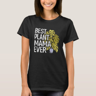 Camiseta Melhor Mãe de Planta de Todos os Tempos Paisagista