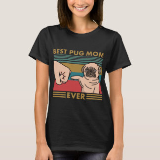 Camiseta Melhor Mãe De Pug Nunca